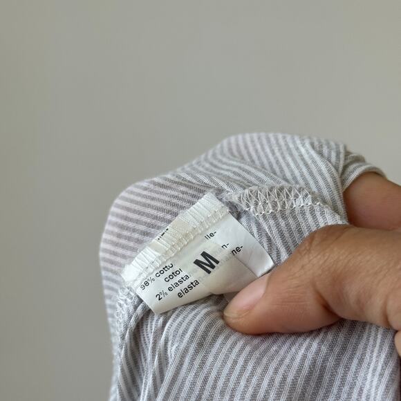 Vintage Italian patchwork lace & cotton appliqué button-down blouse (Medium) - Picture 9 of 10